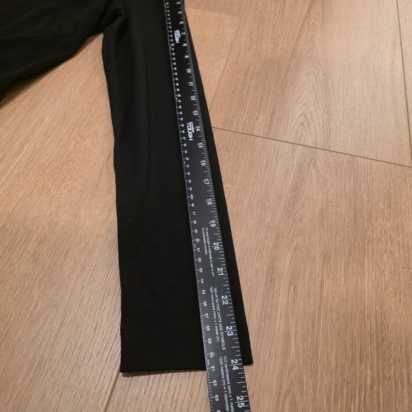 FUZZI Mock Neck Long Sleeve Mini Dress Small Black With Pockets Made in Italy - Picture 10 of 11